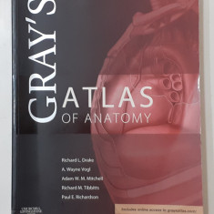 Richard Drake - GRAY'S ATLAS OF ANATOMY 2008 Atlas De Anatomie (IN LIMBA ENGLEZA