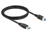 Cablu USB A - USB B, aurit, 1,5m