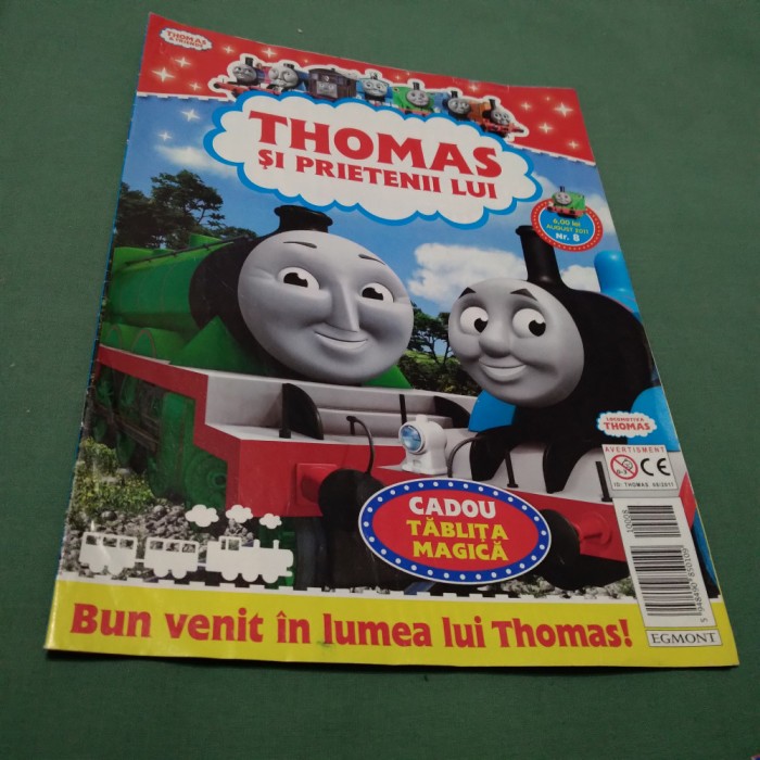 REVISTA THOMAS SI PRIETENII LUI EGMONT NR.8 /2011