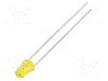 Dioda LED, 3mm, galbena, 10...20mcd, 20mA, 2,1...2,5V, KINGBRIGHT ELECTRONIC - L-132XYT