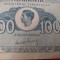 BANCNOTA DE COLECTIE 100 LEI,1945,bancnota veche ROMANEASCA,UNA SUTA Lei