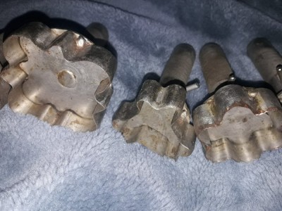 lot 7 forme/matrite de prajituri vechi diferite modele,forme prajituri,T.GRATUIT foto