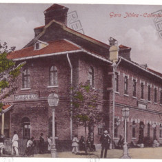 2329 - CALIMANESTI, Valcea, Railway Station JIBLEA - old postcard - unused