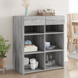 VidaXL Dulap, sonoma gri, 80x42,5x93 cm, lemn prelucrat 3281481