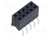 Conector SAMTEC şiruri pini soclu tată PIN 10 THT drept