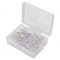 Set 50 LED-uri THT 8mm Alb Cald 3-15V cu Cutie Plastic