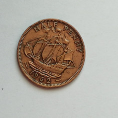 M3 C50 - Moneda foarte veche - Anglia - Half penny - 1962