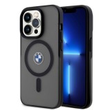 Husa pentru iPhone 15 Pro - BMW Hardcase IML Signature MagSafe (BMHMP15LDSLK) - Black