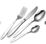 Cumpara ieftin Set tacamuri 24 piese Bohmann Premium BP A24-SM, Otel inoxidabil - Argintiu