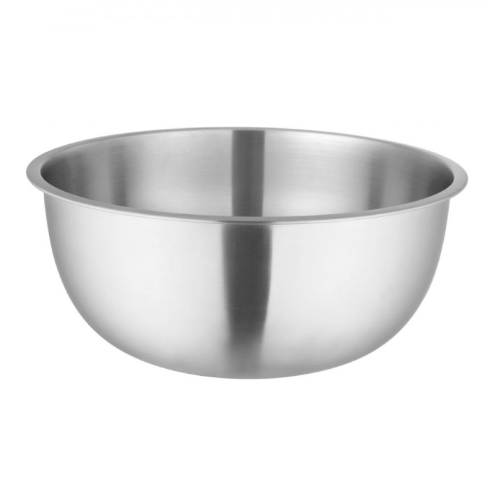 Bol Metalic, OffLimits, 1,5 litri, Rotund, 18x9,5 cm, Argintiu
