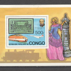 Congo (Brazzaville).1979 100 ani moarte R.Hill:parintele timbrului-Bl. SC.614