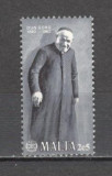 Malta.1980 100 ani nastere Dun Gorg Preca-cleric KM.36, Nestampilat