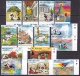 Bhutan 1991 Disney Minunile lumii MI 1380-1393 MNH