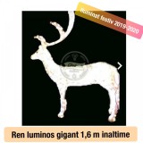 Ren gigant luminos aprox 2m inaltime, decoratiune Craciun