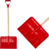 Lopata de zapada pentru copii BOBAS 285x210x850 mm, PVC, coada lemn