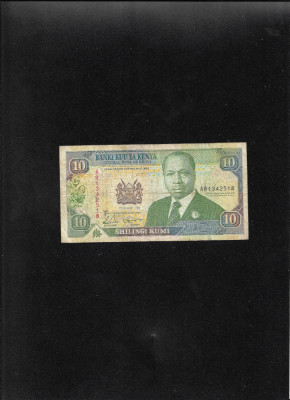 Kenya 10 shillings 1992 seria1342518 foto