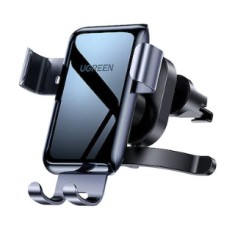 SUPORT AUTO Ugreen pt. SmartPhone, &amp;quot;LP274&amp;quot; fixare grila ventilatie rotunda, negru &amp;quot;30401&amp;quot; - 6957303834013 foto