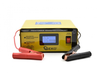 Redresor cu microprocesor pentru baterie LCD 12/24V, GEKO G80037 foto