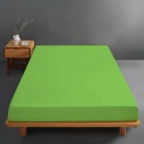 Husa de pat din bumbac 100%, tricot, verde, 180x200 cm