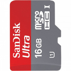 Card Sandisk Ultra Android microSDHC 16GB 80MB Clasa 10 UHS-I foto