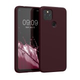 Husa Kwmobile pentru Google Pixel 4a 5G, Visiniu, Silicon, KWM0000125H017C, Carcasa
