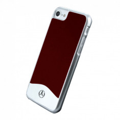 Husa Premium originala Mercedes Benz Wave I Metallic pentru Apple iPhone 7, Red foto