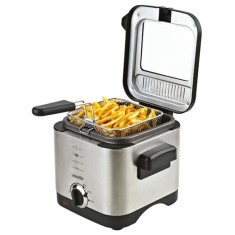 Friteuza Deep Fryer Mesko, 900 W, inox, termostat reglabil foto