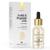 Bio Balance, Gold &amp; Peptide 24K, Firming &amp; Anti-Wrinkle, Zi &amp; Noapte, Ser, Pentru conturul ochilor și al buzelor, 30 ml