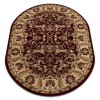 Covor de l&acirc;nă Omega oval ORDA lumină rubinie 2, 170x235 cm