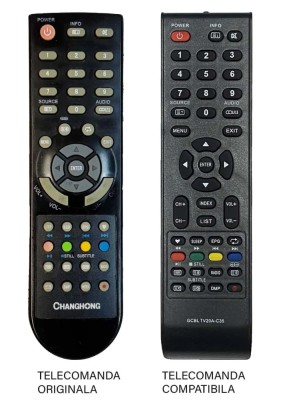 Telecomanda TV Chanchong LCD compatibil cu originalul (28-1) foto