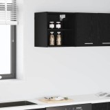 vidaXL Dulap suspendat cu raft Riga Stejar Negru 40 x 29,5 x 40 cm 884419