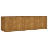 Cumpara ieftin Strat inaltat de gradina, 280x80x80 cm, otel corten