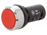 Comutator apăsare 22mm 1 NO roșu