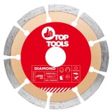 Disc diamantat 115x22,2mm segmentat TOP TOOLS 61H315 HardWork ToolsRange