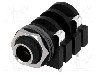 Conector jack, Jack 6,3mm, 2 contacte, mama, AMPHENOL - ACJM-MH