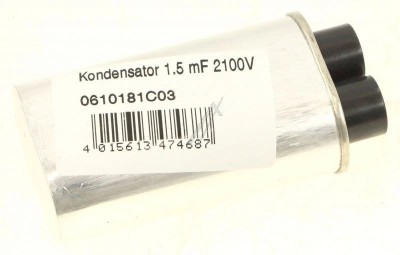 KONDENSATOR 1.5 MF 2100V AC 0610181C03 HORECA BARTSCHER foto