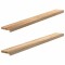 vidaXL Pervaz 2 buc lemn masiv de stejar netratat 140x15x2 cm 4009091