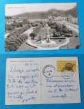 Carte Postala circulata veche anul 1963 - RPR Brasov Parcul Prieteniei