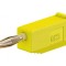 Mufă Banană 2mm 10A Galbenă Aurită