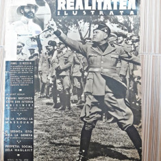 Revista Realitatea Ilustrata nr.452/1935 Benito Mussolini pe coperta