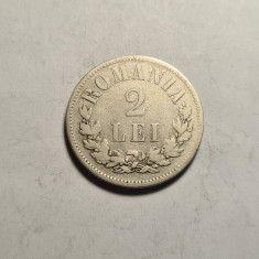 2 lei 1876 Rara