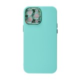 Cumpara ieftin Husa de protectie telefon compatibila iPHONE PRO MAX, TPU, Verde turcoaz, Elmhurst