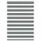 Jaluzea tip zebra gri &icirc;nchis lățime țesătură 100,9 cm poliester