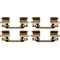Set accesorii placute frana Mercedes Clasa A (W169) 04.04-06.12, B-Class Sports Tourer (W245) 03.05-11.11, Gl-Class (X166) 07.12-12.15, Clasa M (W166