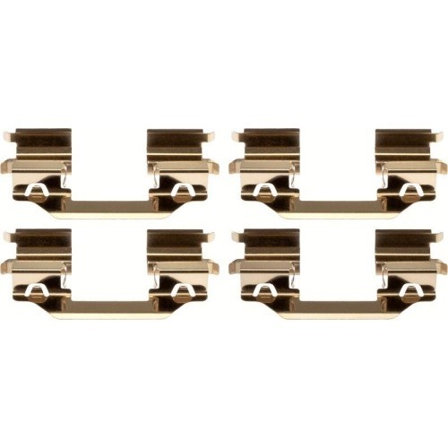 Set accesorii placute frana Mercedes Clasa A (W169) 04.04-06.12, B-Class Sports Tourer (W245) 03.05-11.11, Gl-Class (X166) 07.12-12.15, Clasa M (W166