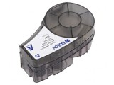 Bandă Autoadezivă Albă 9,5mm x 4,9m, Caracter Negru