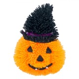Dovleac Decorativ Halloween, Luminos, Plastic Moale, Portocaliu/Negru, Oem