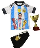 ECHIPAMENTE COMPLETE FOTBAL COPII 10/13 ANI, MESSI-ARGENTINA,MODEL NOU