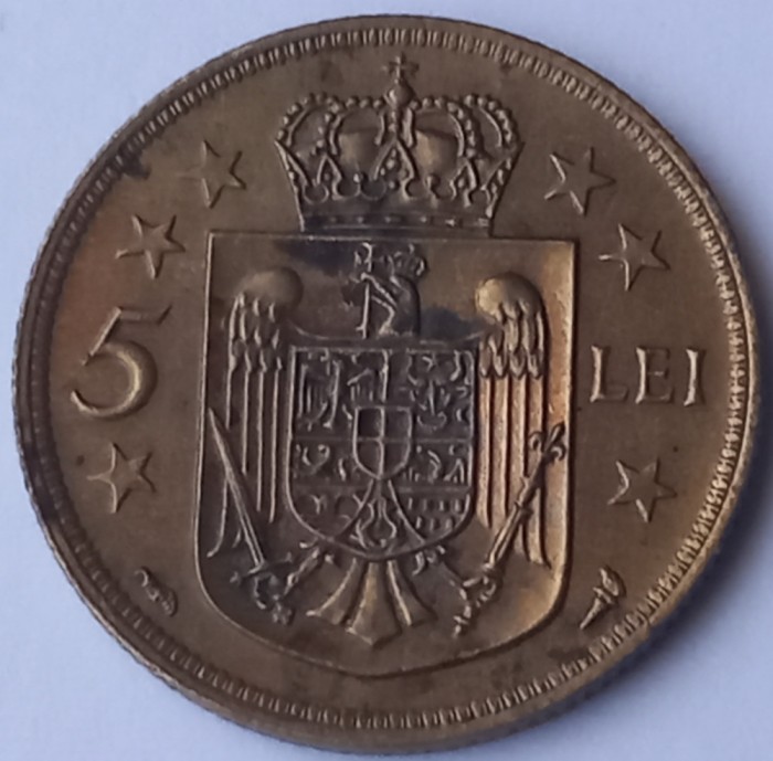 Romania , 5 Lei 1930 Paris