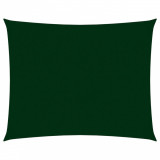 VidaXL Parasolar, verde &icirc;nchis, 2x3 m, țesătură oxford, dreptunghiular